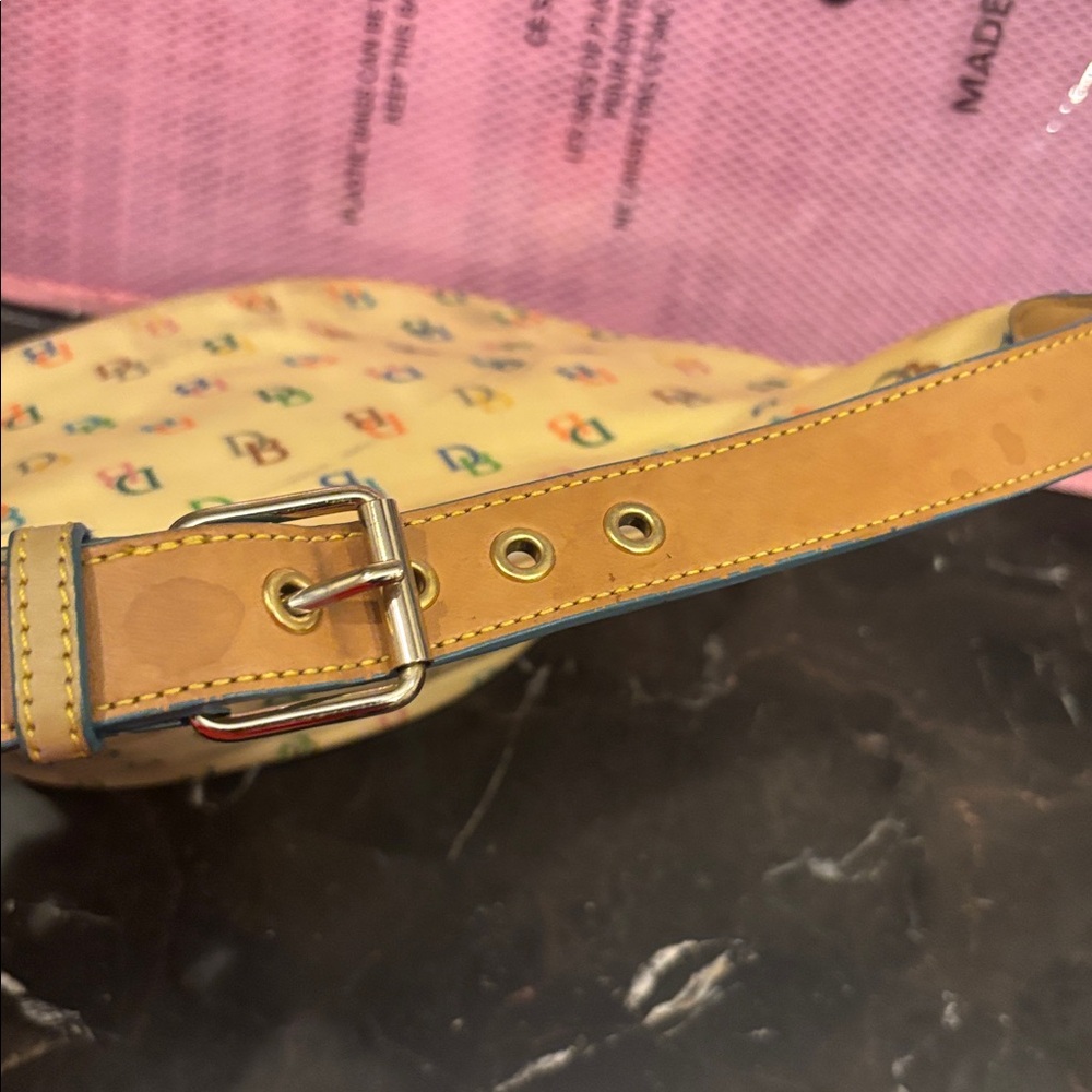 Dooney & Bourke Multicolor Logo Shoulder Bag - Picture 5 of 9